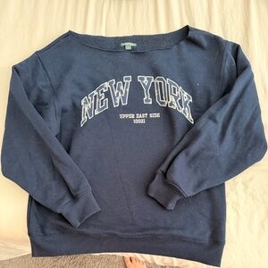 Navy Blue New York Sweatshirt small